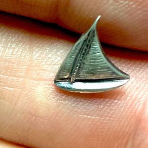 Sterling Sailboat Tie Tack
